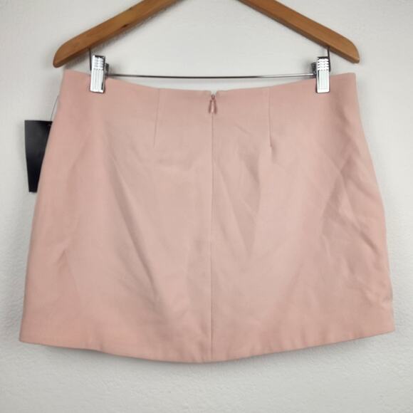 Retrofete Amaka Mini Skirt in Dusty Peach Pink Size Large NWT - Picture 4 of 7